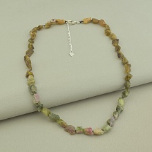 картинка Бусы 'SUNSTONES' Турмалин Серебро(925) 43 см от магазина Wolves