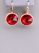 картинка Серьги 'Pataya' Фианит (позолота 18к) от магазина Wolves