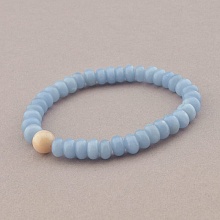 картинка Браслет 'SUNSTONES' Ангелит Опал 17 см от магазина Wolves