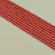 картинка Бусины из коралла, нить 40 см от магазина Wolves