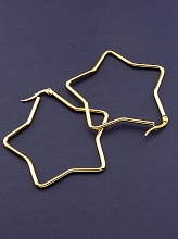 картинка Серьги 'FJ' 50х50мм от магазина Wolves