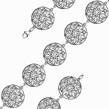 картинка Браслет 74014474 от магазина Wolves