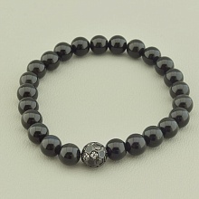 картинка Браслет 'SUNSTONES' Кошачий глаз 19 см от магазина Wolves