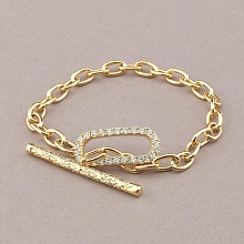 картинка Браслет 'XUPING' Фианит 18 см (позолота 18к) от магазина Wolves