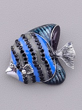 картинка Брошь Сrystal 35x40мм от магазина Wolves