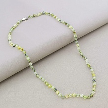 картинка Бусы 'SUNSTONES' Пренит 46 см от магазина Wolves