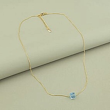 картинка Подвеска 'XUPING' Swarovski 43 см (позолота 18к) от магазина Wolves