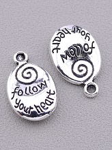 картинка Кулон Металл 20x12мм от магазина Wolves