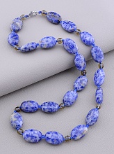 картинка Бусы 'SUNSTONES' Содалит Раухтопаз 52 см от магазина Wolves