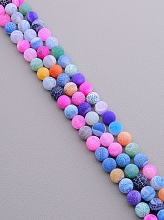 картинка Нитка Агат 38 см 10 мм (Без замка) от магазина Wolves