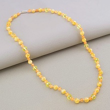 картинка Бусы 'SUNSTONES' Волосатик Чешский хрусталь 58 см от магазина Wolves