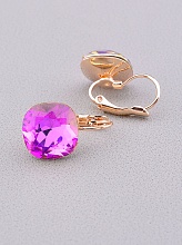 картинка Серьги 'Pataya' Фианит  (позолота 18к) от магазина Wolves