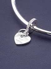 картинка Шарм Фианит 23х11 (родий) от магазина Wolves