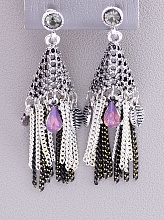 картинка Серьги 'Fashion' Сrystal Бижутерный сплав12 г от магазина Wolves