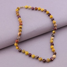 картинка Бусы 'SUNSTONES' Яшма 43 см от магазина Wolves