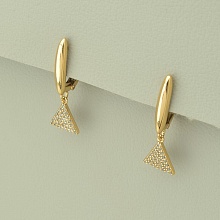 картинка Серьги 'XUPING' Фианит  (позолота 18к) от магазина Wolves