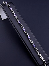 картинка Браслет 'XUPING' Фианит 17 см (родий) от магазина Wolves