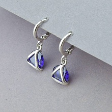 картинка Серьги 'XUPING' Фианит (родий) от магазина Wolves