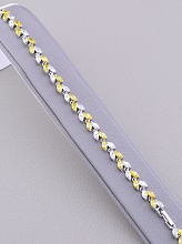 картинка Браслет 'XUPING' Фианит 18 см (родий) от магазина Wolves