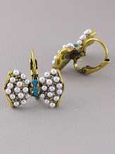 картинка Серьги 'Fashion' Майорка Бижутерный сплав7 82 г от магазина Wolves