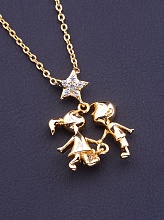 картинка Подвеска 'XUPING' (позолота 18к) от магазина Wolves