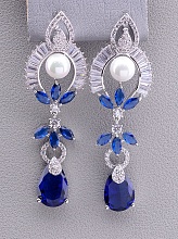 картинка Серьги Майорка 'XUPING' (родий) от магазина Wolves