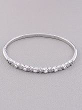 картинка Браслет 'XUPING' Фианит 18 см (родий) от магазина Wolves