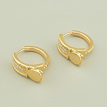 картинка Серьги 'XUPING' Фианит (позолота 18к) от магазина Wolves