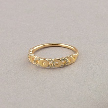 картинка Кольцо 'XUPING' Фианит (позолота 18к) от магазина Wolves