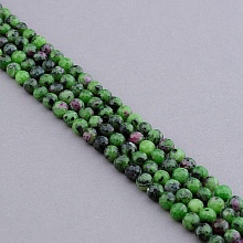 картинка Нитка Цоизит 38 см 5 5 мм (Без замка) от магазина Wolves