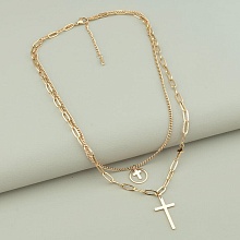 картинка Подвеска 'XUPING' 44 см (позолота 18к (розовая)) от магазина Wolves