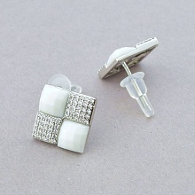 картинка Серьги 'XUPING' Фианит (родий) от магазина Wolves