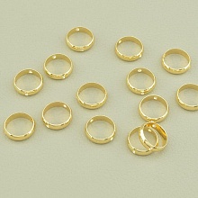 картинка Коннектор 10х10мм (позолота 18к) от магазина Wolves