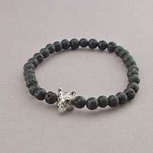 картинка Браслет 'SUNSTONES' Лава 20 см от магазина Wolves