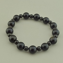картинка Браслет 'SUNSTONES' Обсидиан 20 см от магазина Wolves