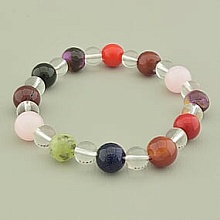 картинка Браслет 'SUNSTONES' Самоцветы 19 см от магазина Wolves