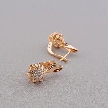 картинка Серьги 'XUPING' Фианит (позолота 18к) от магазина Wolves