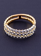 картинка Кольцо 'XUPING' Фианит (позолота-родий) от магазина Wolves