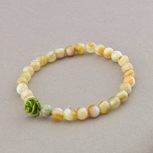 картинка Браслет 'SUNSTONES' Агат Полимерная глина 17 см от магазина Wolves