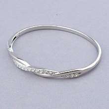 картинка Браслет 'XUPING' Фианит 17 см (родий) от магазина Wolves