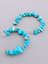 картинка Серьги Бирюза 'FJ' от магазина Wolves