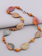 картинка Бусы Яшма Сердолик 55 см от магазина Wolves