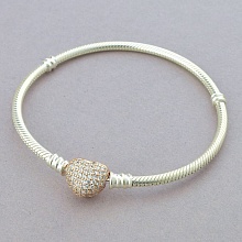 картинка Браслет 'Pandora style' Фианит Серебро(925) 19 см от магазина Wolves