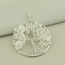 картинка Кулон Горный хрусталь 60x50мм от магазина Wolves