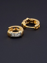 картинка Серьги 'XUPING' Фианит (позолота-родий) от магазина Wolves