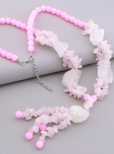 картинка Бусы Розовый кварц 60 см от магазина Wolves