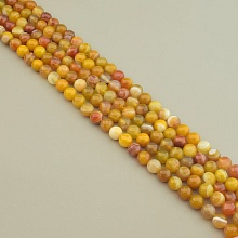 картинка Нитка Агат 37 см 8 мм (Без замка) от магазина Wolves