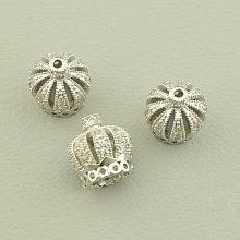 картинка Вставка Фианит 10 5х10мм (родий) от магазина Wolves