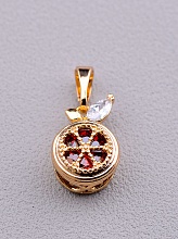 картинка Кулон 'XUPING' Фианит  (позолота 18к) от магазина Wolves