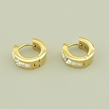 картинка Серьги 'XUPING' Фианит (позолота 18к (лимонная)) от магазина Wolves